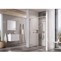 Душевая дверь Ravak Blix Slim BLSDP2-100 X0PMA0C00Z1 профиль Хром стекло Transparent