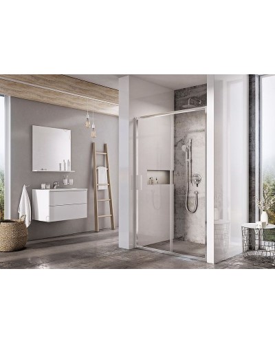 Душевая дверь Ravak Blix Slim BLSDP2-100 X0PMA0C00Z1 профиль Хром стекло Transparent