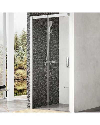 Душевая дверь Ravak Matrix MSD2-110 L 0WLD0U00Z1 профиль Сатин стекло Transparent