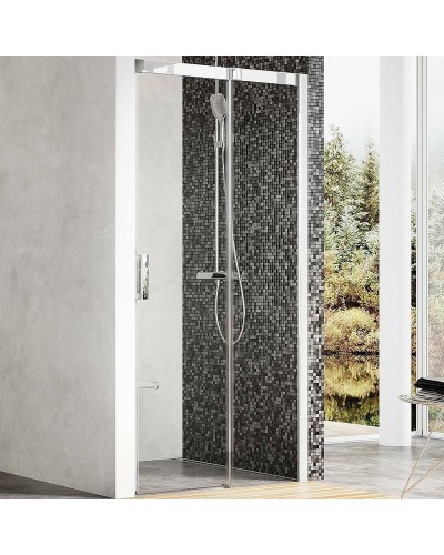 Душевая дверь Ravak Matrix MSD2-110 R 0WPD0C00Z1 профиль Хром стекло Transparent