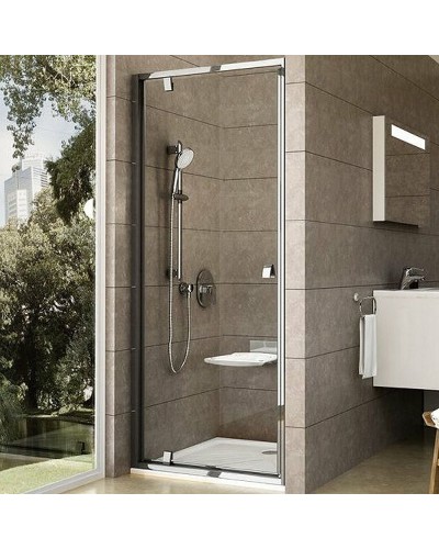 Душевая дверь Ravak Pivot PDOP1-80 03G40C00Z1 профиль Хром стекло Transparent