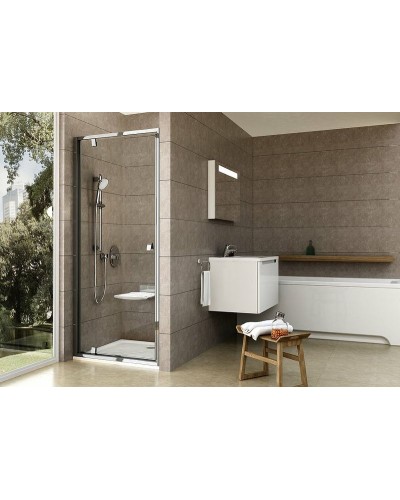 Душевая дверь Ravak Pivot PDOP1-80 03G40C00Z1 профиль Хром стекло Transparent