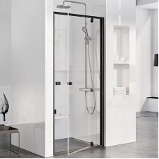 Душевая дверь Ravak Pivot PDOP1-80 03G40300Z1 профиль Черный стекло Transparent