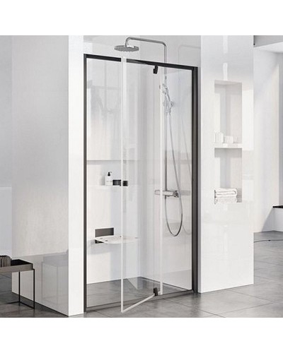 Душевая дверь Ravak Pivot PDOP2-100 03GA0300Z1 профиль Черный стекло Transparent