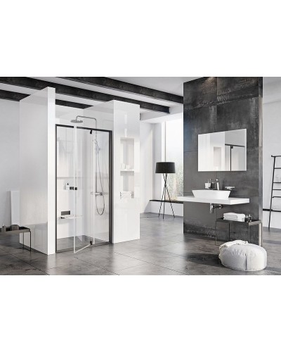 Душевая дверь Ravak Pivot PDOP2-100 03GA0300Z1 профиль Черный стекло Transparent