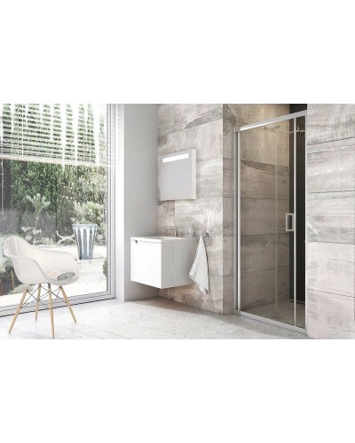 Душевая дверь Ravak Blix BLDZ2-90 X01H70C00Z1 профиль Хром стекло Transparent