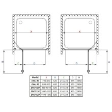 Душевая дверь Radaway Torrenta DWJ 90 L графитовое