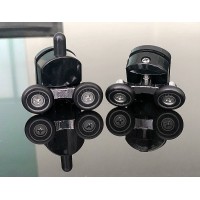 Душевая дверь Abber AG30170B 170x190 профиль Черный стекло прозрачное