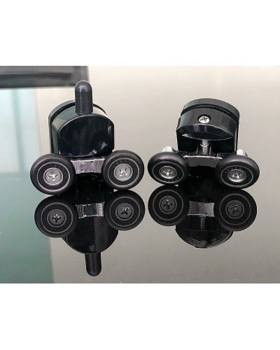 Душевая дверь Abber AG30170B 170x190 профиль Черный стекло прозрачное