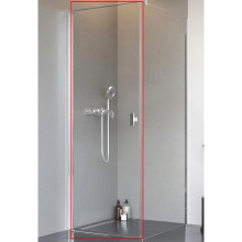 Душевая дверь Radaway Nes KDJ I 90 L 10022090-01-01L профиль Хром стекло прозрачное