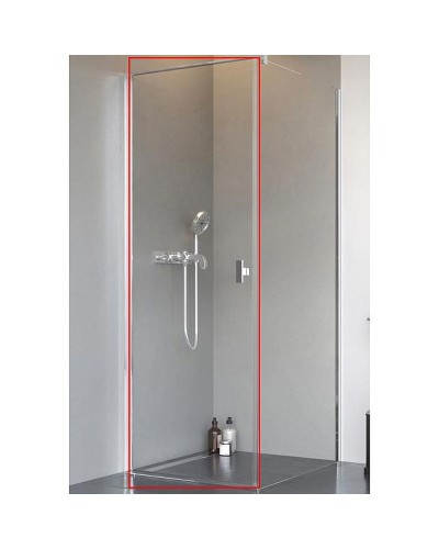 Душевая дверь Radaway Nes KDJ I 90 L 10022090-01-01L профиль Хром стекло прозрачное