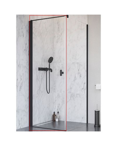 Душевая дверь Radaway Nes Black KDJ I 90 L 10022090-54-01L профиль Черный стекло прозрачное