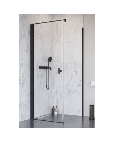 Душевая дверь Radaway Nes Black KDJ I 90 L 10022090-54-01L профиль Черный стекло прозрачное