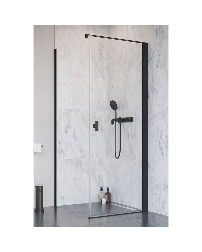 Душевая дверь Radaway Nes Black KDJ I 90 R 10022090-54-01R профиль Черный стекло прозрачное