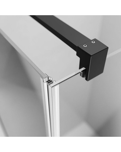 Душевая дверь Radaway Nes Black KDJ I 90 R 10022090-54-01R профиль Черный стекло прозрачное