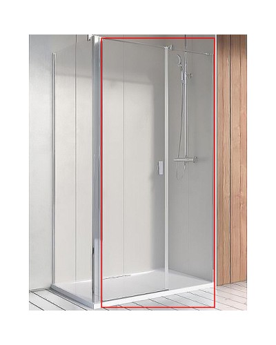 Душевая дверь Radaway Nes KDS II 120 R 10033120-01-01R профиль Хром стекло прозрачное