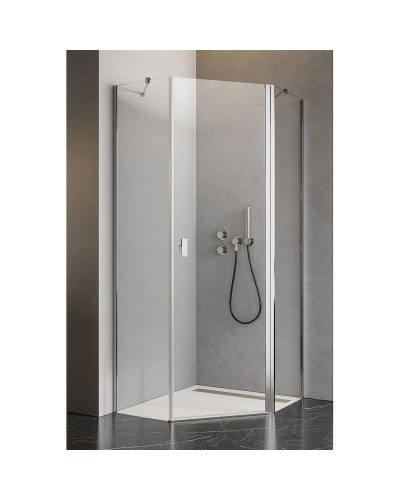 Душевая дверь Radaway Nes PTJ 57 L 10052000-01-01L профиль Хром стекло прозрачное