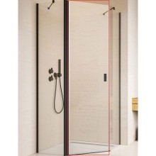 Душевая дверь Radaway Nes Black PTJ 57 L 10052000-54-01L профиль Черный стекло прозрачное