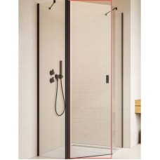 Душевая дверь Radaway Nes Black PTJ 57 L 10052000-54-01L профиль Черный стекло прозрачное