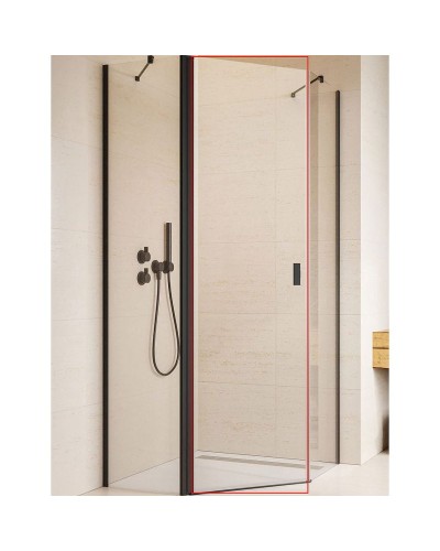 Душевая дверь Radaway Nes Black PTJ 57 L 10052000-54-01L профиль Черный стекло прозрачное