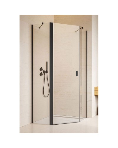 Душевая дверь Radaway Nes Black PTJ 57 L 10052000-54-01L профиль Черный стекло прозрачное