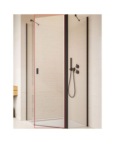 Душевая дверь Radaway Nes Black PTJ 57 R 10052000-54-01R профиль Черный стекло прозрачное