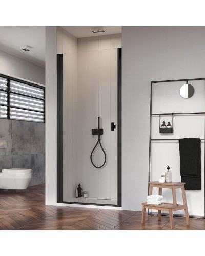 Душевая дверь Radaway Nes Black DWJ I 70 L 10026070-54-01L профиль Черный стекло прозрачное