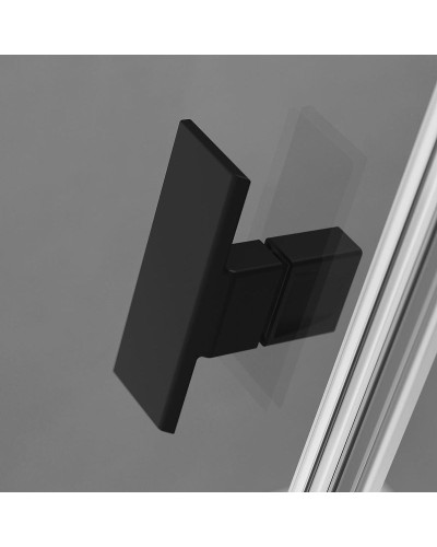 Душевая дверь Radaway Nes Black DWJ I 80 R 10026080-54-01R профиль Черный стекло прозрачное