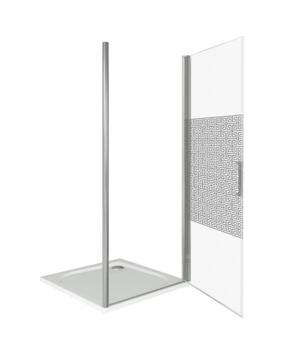 Душевая дверь 100 см Good Door Fantasy DR-100-F-CH прозрачный с рисунком