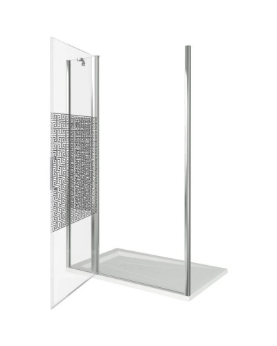 Душевая дверь 130 см Good Door Fantasy WTW-130-F-CH прозрачный с рисунком