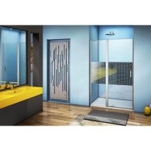 Душевая дверь 130 см Good Door Fantasy WTW-130-F-CH прозрачный с рисунком
