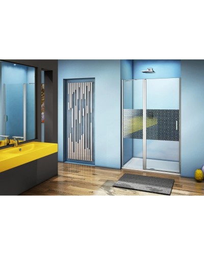 Душевая дверь 130 см Good Door Fantasy WTW-130-F-CH прозрачный с рисунком