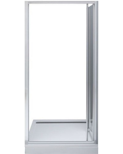 Душевая дверь Aquanet Alfa NAA6422 90 252214 профиль Хром стекло прозрачное