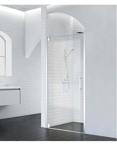 Душевая дверь BelBagno Marmi 80 MARMI-B-1-80-C-Cr профиль Хром стекло прозрачное