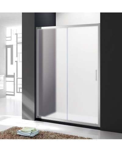 Душевая дверь Cezares Molveno 110 MOLVENO-BF-1-110-P-Cr профиль Хром стекло рифленое