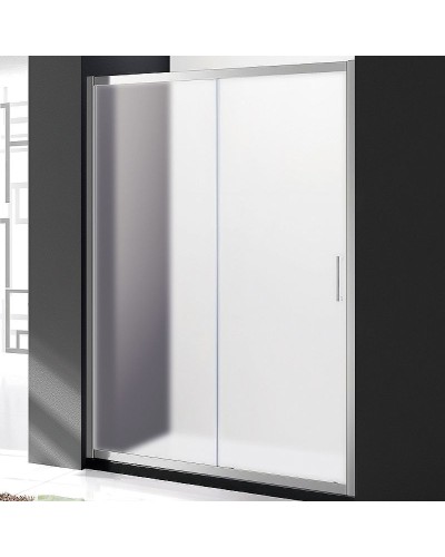 Душевая дверь Cezares Molveno 110 MOLVENO-BF-1-110-P-Cr профиль Хром стекло рифленое