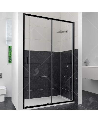Душевая дверь RGW Classic CL-14B 130 32091413-14 профиль Черный стекло прозрачное
