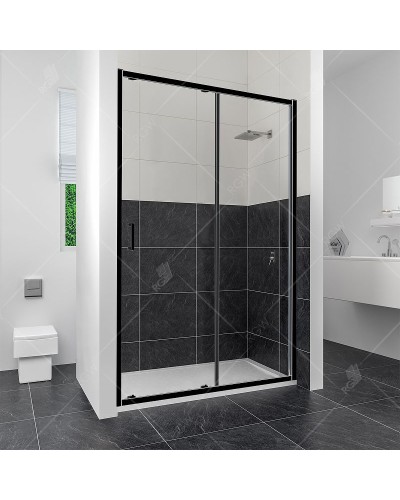 Душевая дверь RGW Classic CL-14B 130 32091413-14 профиль Черный стекло прозрачное