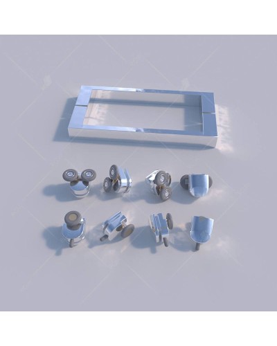 Душевая дверь RGW Classic CL-14 140 32091414-11 профиль Хром стекло прозрачное