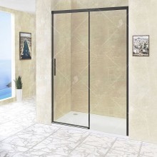 Душевая дверь RGW Leipzig LE-12B 160 34121216-14 профиль Черный стекло прозрачное