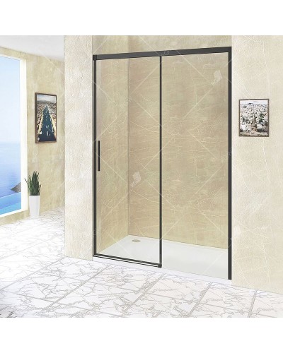 Душевая дверь RGW Leipzig LE-12B 180 34121218-14 профиль Черный стекло прозрачное