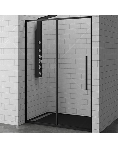 Душевая дверь RGW Stilvoll SV-12B 150 32321215-14 профиль Черный стекло прозрачное