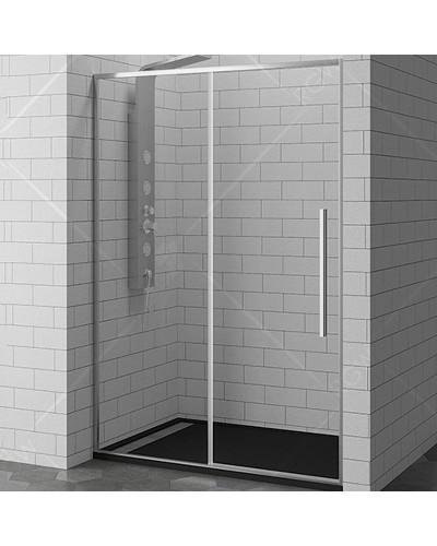 Душевая дверь RGW Stilvoll SV-12 130 32321213-11 профиль Хром стекло прозрачное