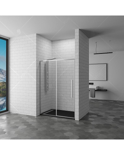 Душевая дверь RGW Stilvoll SV-12 130 32321213-11 профиль Хром стекло прозрачное