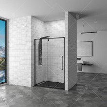 Душевая дверь RGW Stilvoll SV-03B 100 06320310-14 профиль Черный стекло прозрачное