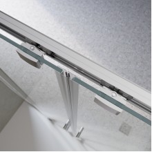 Душевая дверь в нишу BelBagno LUCE-BF-2-160-C-Cr