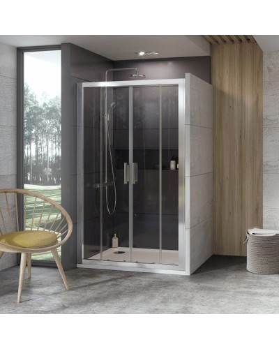 Душевая дверь 160 см Ravak 10° 10DP4 0ZKS0100Z1 белый прозрачное