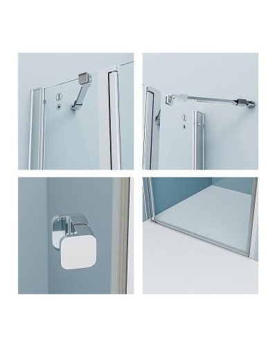 Душевая дверь Iddis Ray 121 RAY6CP2i69 профиль Хром стекло прозрачное