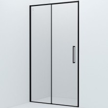 Душевая дверь Iddis Slide 112 SLI6BS1i69 профиль Черный стекло прозрачное