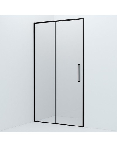 Душевая дверь Iddis Slide 112 SLI6BS1i69 профиль Черный стекло прозрачное